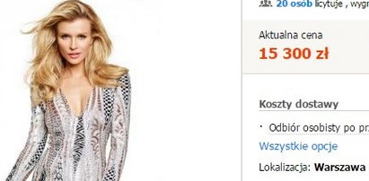 Joanna Krupa sprzedaje się na aukcji