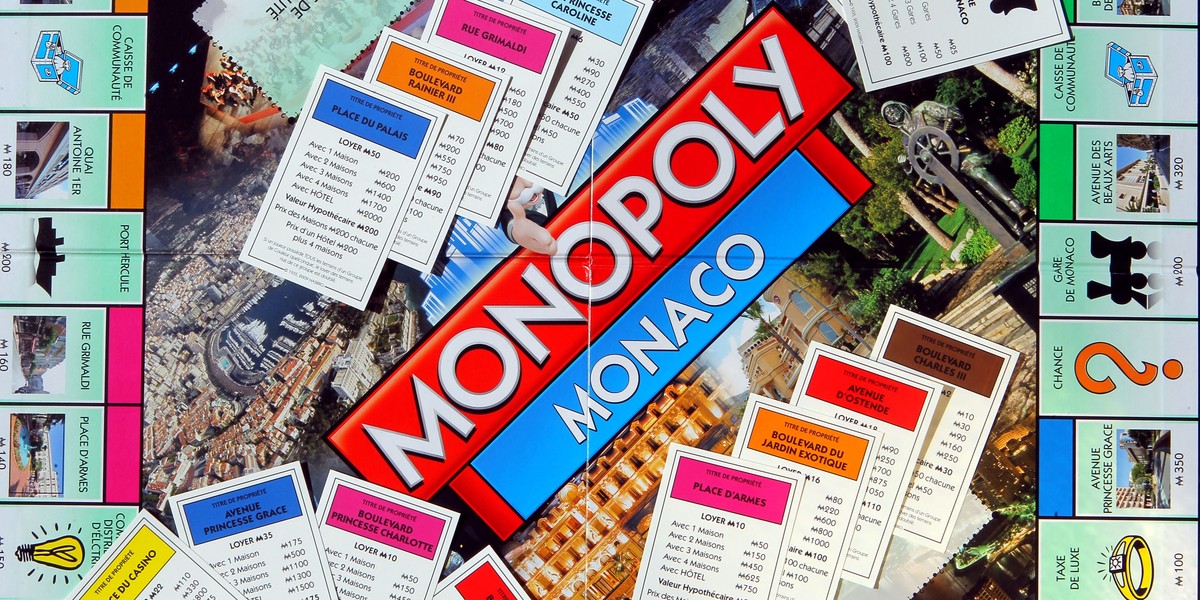 Monopoly game gra