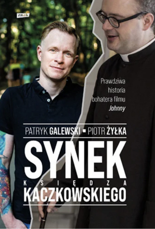 Okładka książki pt. "Synek księdza Kaczkowskiego"