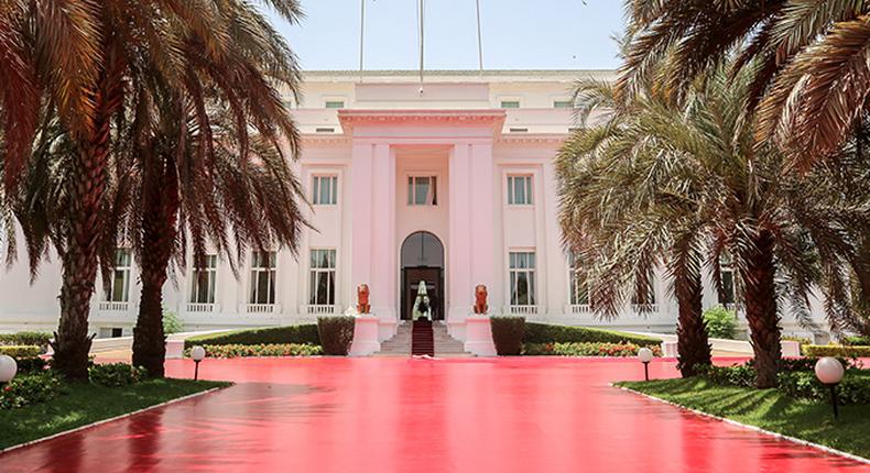 Palais de la République du Sénégal. Source : Présidence de la République du Sénégal