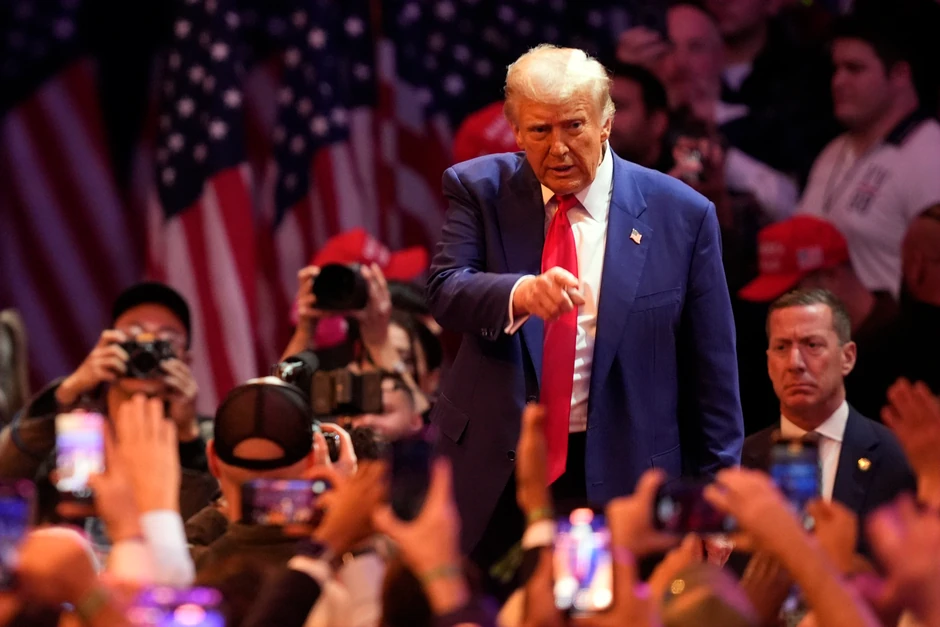 Donald Tramp u Medison Skver Gardenu 27. oktobra