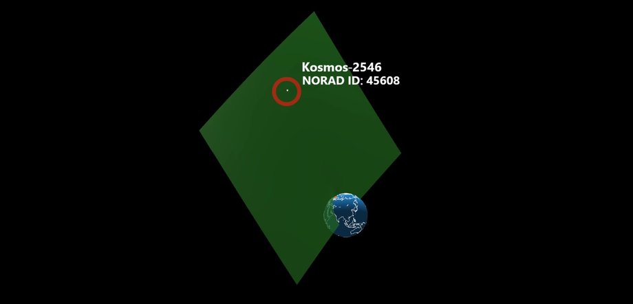 Jeden satelita idealnie pasował do danych - Kosmos-2546