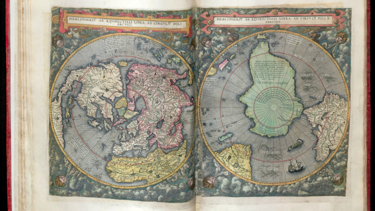 Atlas "Speculum orbis terrae" (Zwierciadło całego świata) Gerarda i Cornelisa de Jode