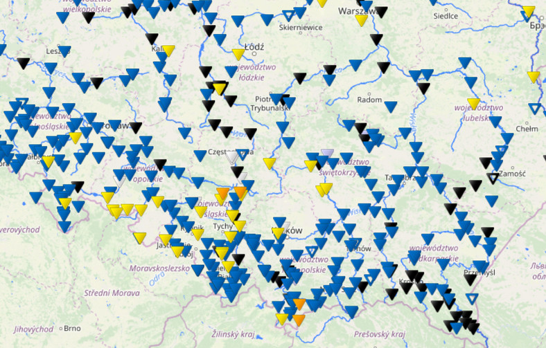 Miejscami rzeki nieco wezbrały, ale sytuacja nie jest wyjątkowo zła