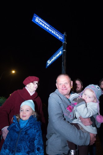 Kazik Staszewski z rodziną