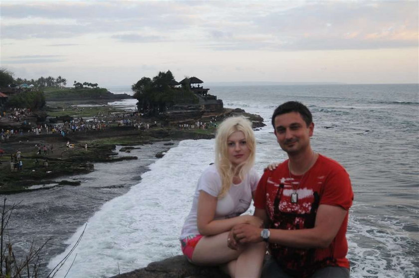 Misiak zabrał żonę na Bali