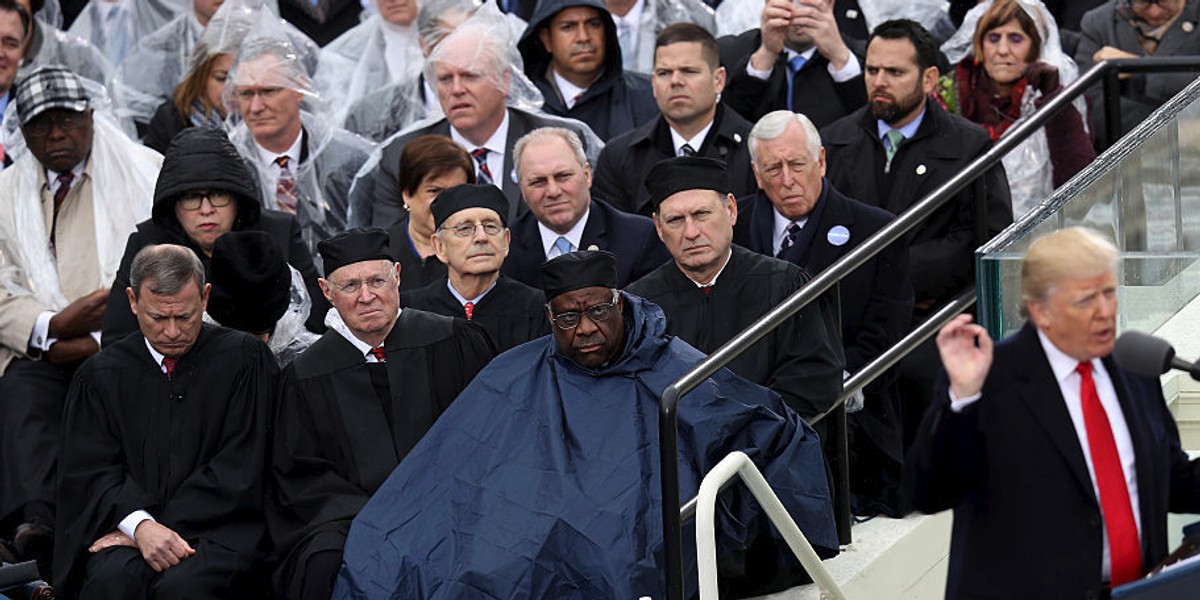 CLINTON: I heard the first ponchos for Trump's inauguration 'could have looked something like KKK hoods'