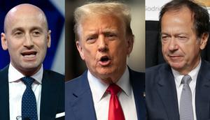 Former President Donald Trump is reportedly eyeing both former White House advisor Stephen Miller and hedge fund billionaire John Paulson for his potential Cabinet.AP Images