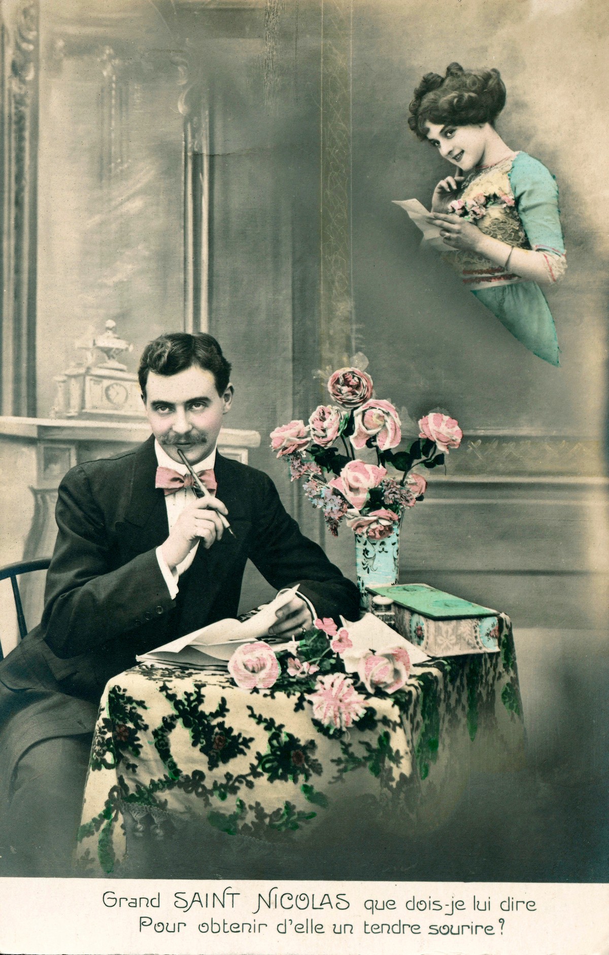 Dżentelmen myślący o kobiecie