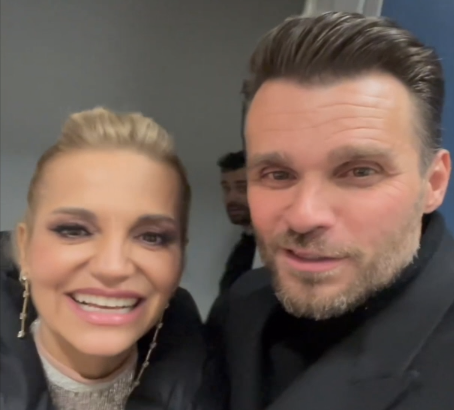 Slovenská speváčka Dara Rolins a český moderátor Leoš Mareš. 