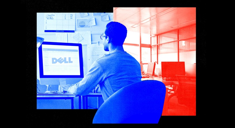 Dell's return-to-office policy has faced internal resistance.Delmaine Donson/Getty Images; Jenny Chang-Rodriguez