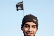 An undated photograph of a man described as Abdelhamid Abaaoud that was published in the Islamic State's online magazine Dabiq and posted on a social media website