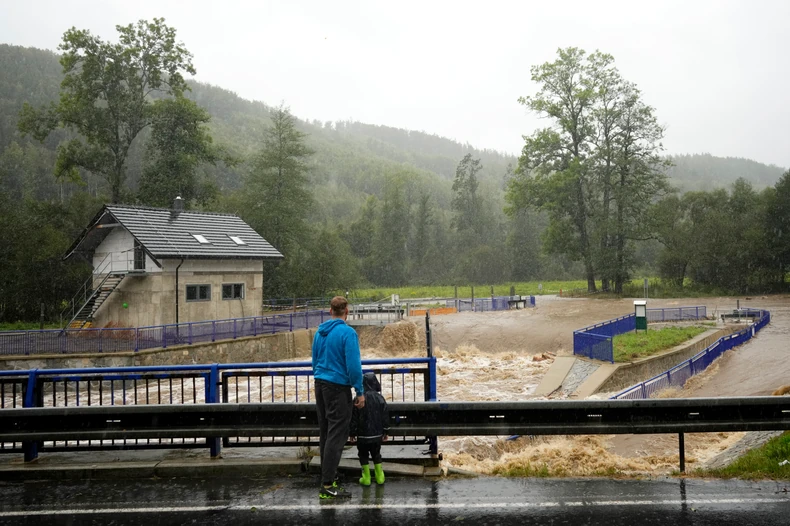 Poplave u Češkoj - Brantice 14. septembra