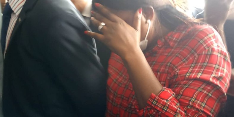 Funke Akindele and her husband JJC Skillz were arraigned before a magistrate court on Monday  [Lawanson]