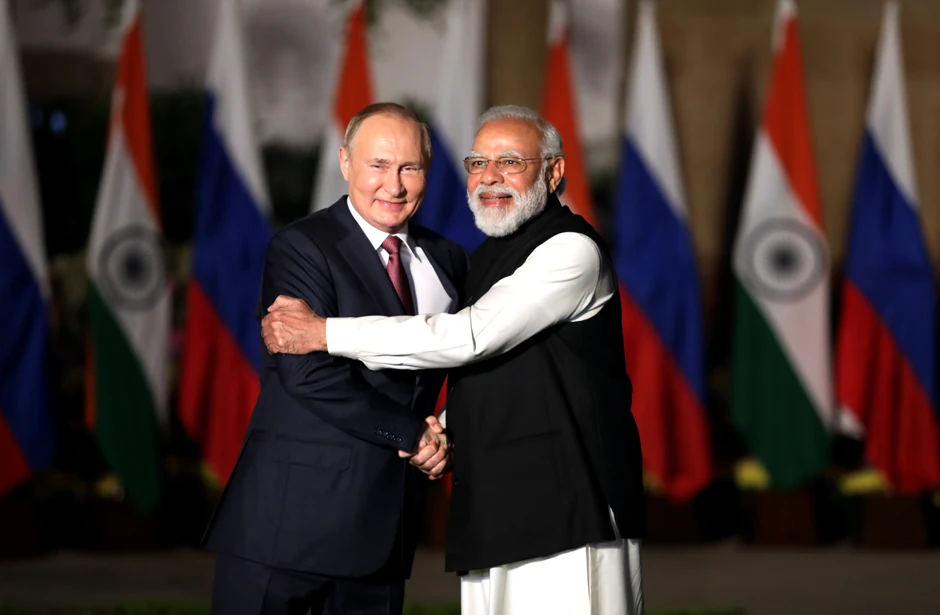 Kakva razlika - Putin i Modi u Nju Delhiju u decembru 2021.