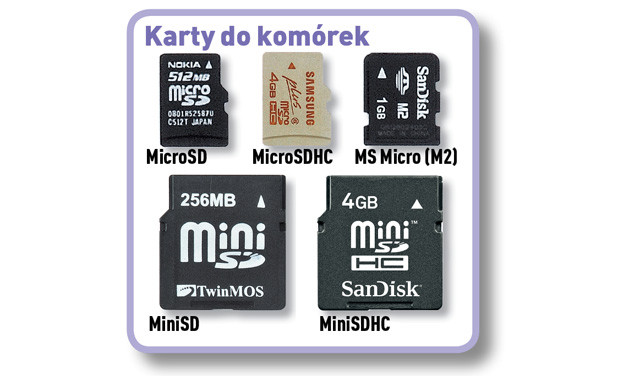 Karty pamięci: wszystko co musisz wiedzieć. Budowa, działanie, przegląd  formatów - karty SD, SDHC, SDXC, MMC, CF, CS, Memory Stick, xD - pamieci  flash - jaką kartę pamięci kupić - jaka karta
