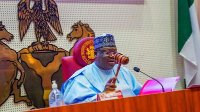 President of the Senate, Ahmad Lawan [Tope Brown/NASS]