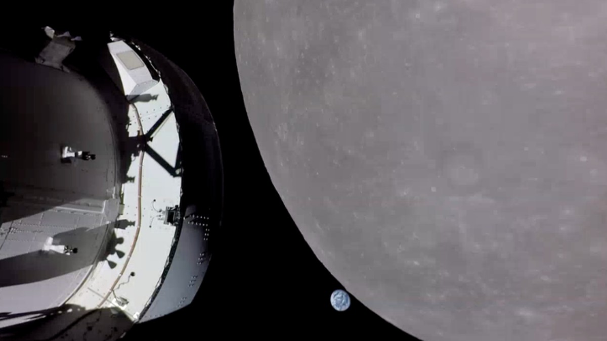 Snimak letelice Orion nastao 2022. 