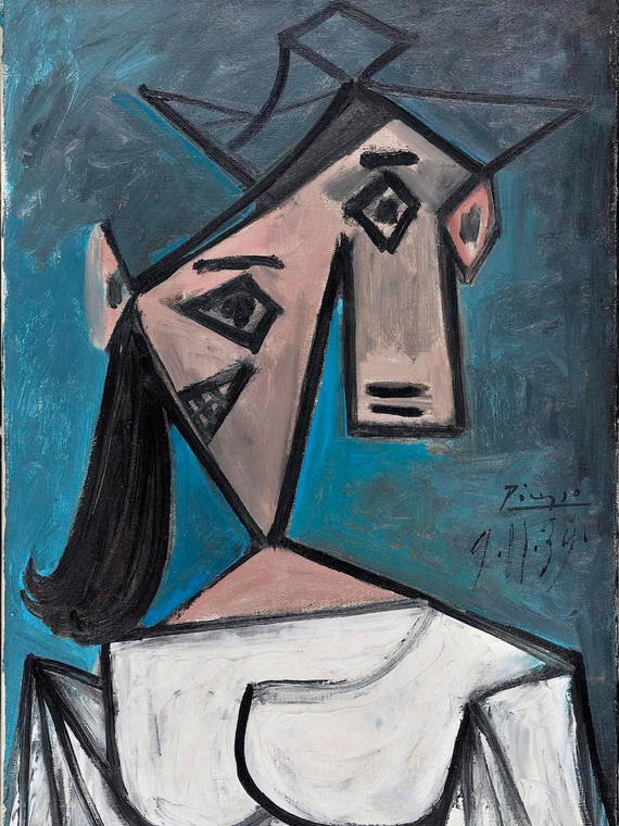 Pablo Picasso - "Głowa kobiety" (1939)