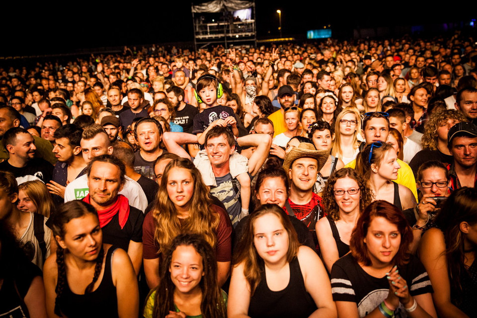 Jarocin 2015: publiczność na koncercie Lao Che