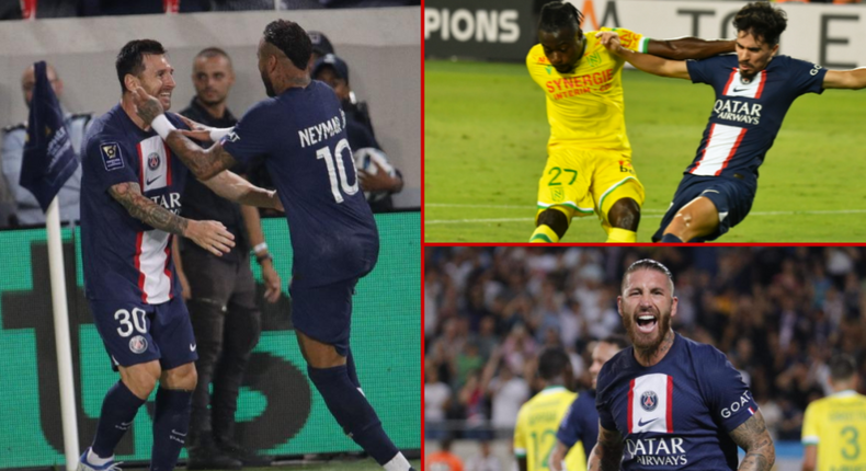 PSG defeated Nantes to win the Trophee des Champions