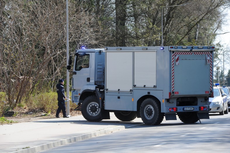 Działania prowadzą pirotechnicy ze Szczecina i Gdańska