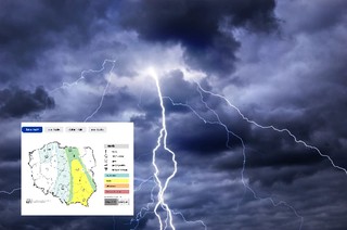 Alert dla Warszawy i innych miast. IMGW ostrzega: Możliwe burze i duże opady deszczu