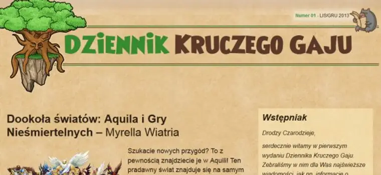 Wizard101 doczekał się własnej, oficjalnej gazetki