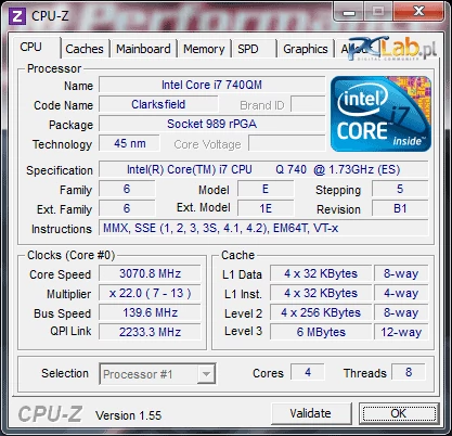 3,07 GHz zamiast 2,92 GHz – dzięki trybowi Turbo