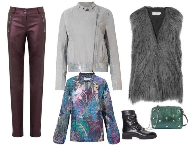 Modne STYLIZACJE na wiosnę 2019: kurtka- Boca/boca.pl, kamizelka- Cotton Club/cottonclub.pl, spodnie- Midori Feminine Fashion/midori.pl, bluzka- Cotton Club/cottonclub.pl, buty- Menbur/menbur.pl, torebka- Boca/boca.pl