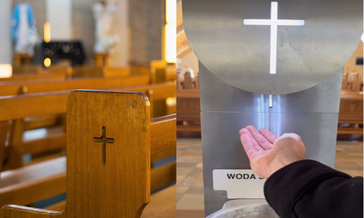 Kościół w Rybniku wprowadza automat z wodą święconą. Opinie są podzielone. "Ale czad"