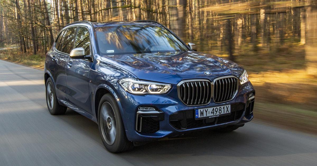 Nowe BMW X5 M50d samochód Błażeja