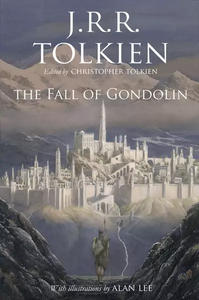 Okładka książki J.R.R. Tolkiena - &quot;Upadek Gondolinu&quot;