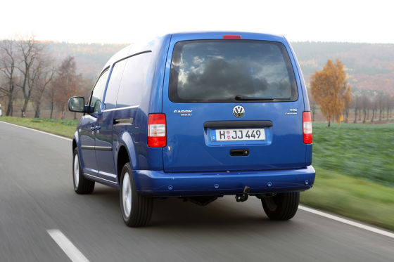 VW Caddy 1.9 TDI 4Motion: kompaktowy VAN, 1,9 l diesel (105 KM), droga hamowania w teście: 40,4 metrów.