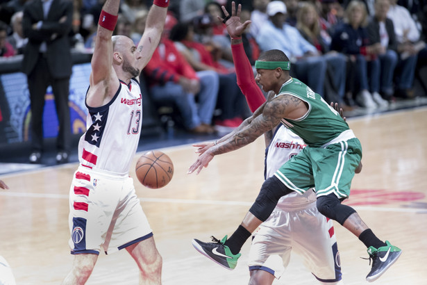 Liga NBA: 13 punktów i 16 zbiórek Gortata. Wizards zmniejszyli stratę do Celtics