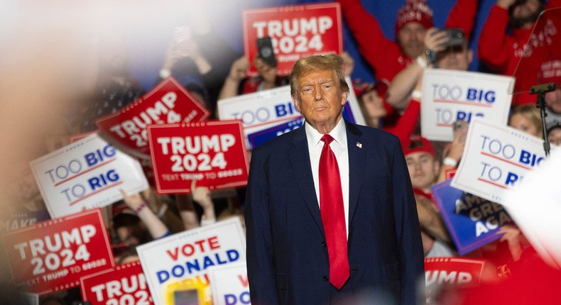 Former President Donald TrumpRyan Collerd/AFP/Getty Images