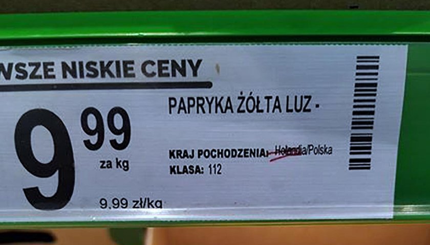 warzywa z zagranicy