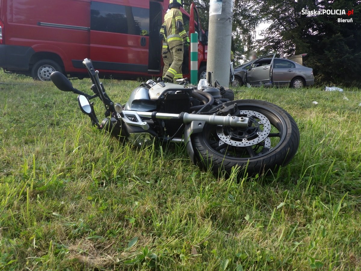 Drogowe szaleństwa w Ciechocinku. Naćpany motocyklista bez prawa jazdy w akcji