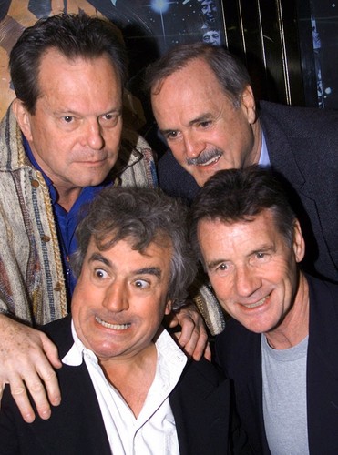 Terry Gilliam, John Cleese, Terry Jones i Michael Palin w 1999 roku