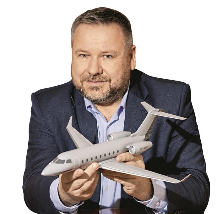 Andrzej Kisiel, prezes oraz współwłaściciel  linii AMC Aviation, pracuje nad szerszą formułą dostępu do jej samolotów dyspozycyjnych
