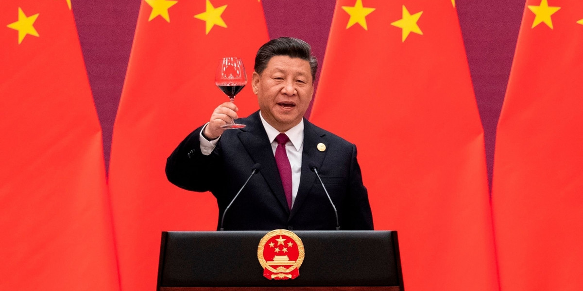 Gospodarka Chin zaskoczyła pozytywnie. Na zdjęciu szef partii komunistycznej Xi Jinping.