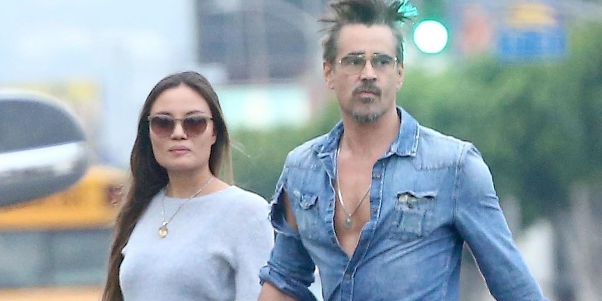 Colin Farrell z "tajemniczą kobietą"