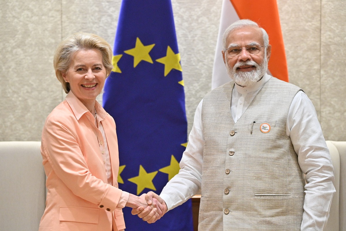 Ursula von der Leyen i Narendra Modi