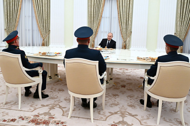 Spotkanie Władimira Putina z oficerami