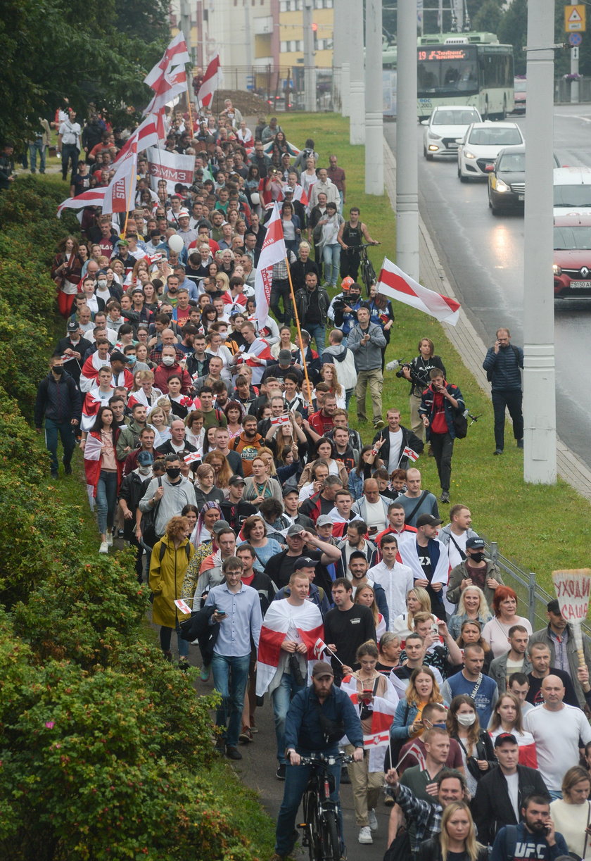 Protesty na Białorusi