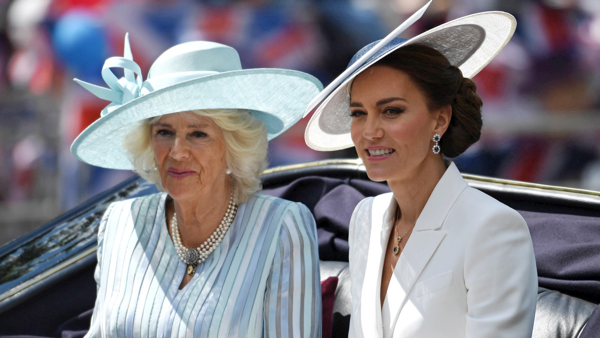 Camille i Kate Middleton na Platynowym Jubileuszu królowej Elżbiety II