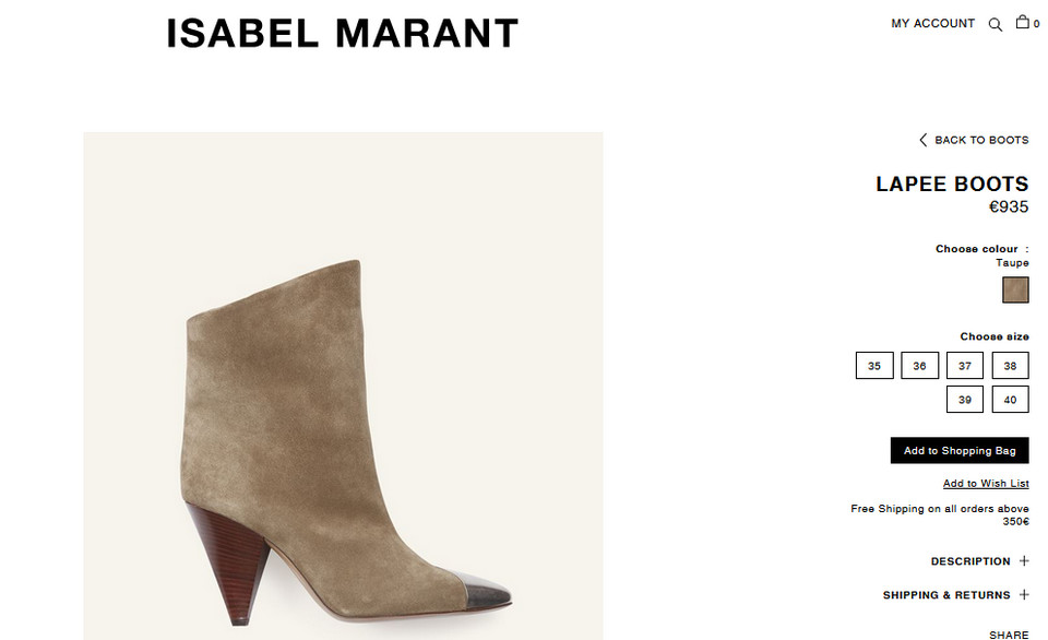 Botki Isabel Marant