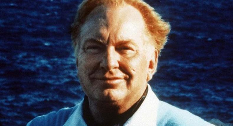 File photo: founder of the Church of Scientology, American science fiction writer L Ron Hubbard Photo: Rex