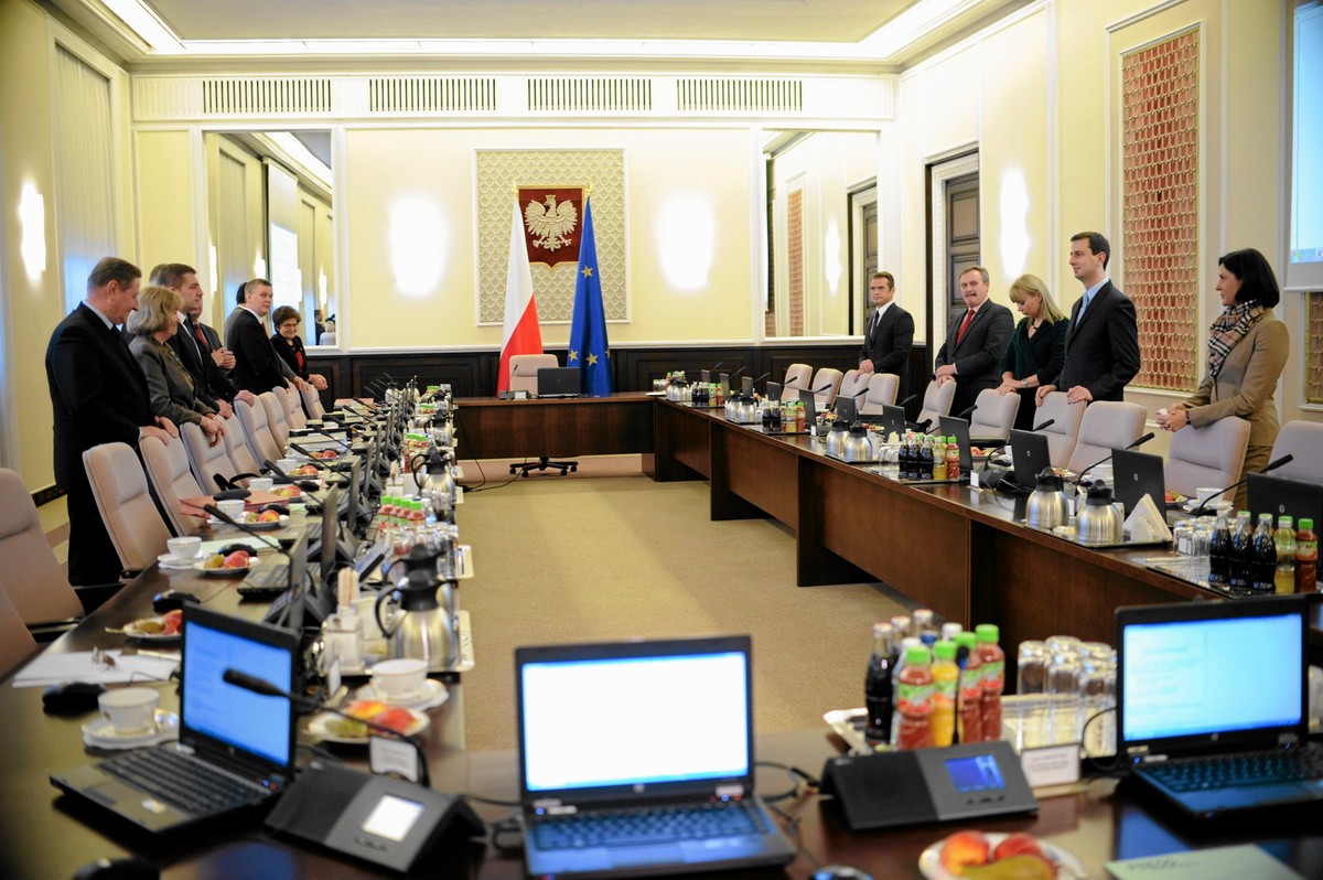 Posiedzenie rządu Donalda Tuska