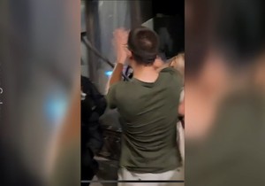 Sukob na protestu u Beogradu